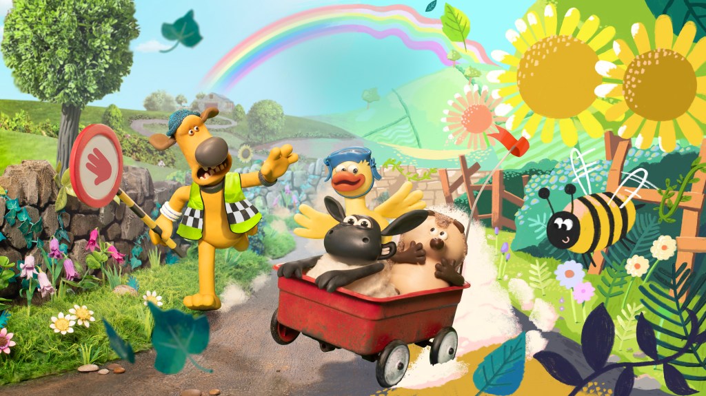 Aardman taler skifer inklusive mosset bundsæt Let's Go Timmy!, Annecy