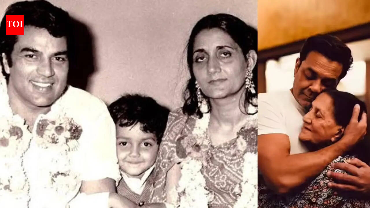 Bobby Deol siger, at hans mor Prakash Kaur ikke lod Dharmendras berømmelse og ære komme til hende, hun var enkel: 'En mor spiller en stor rolle i, hvordan børn er' | Hindi film nyheder