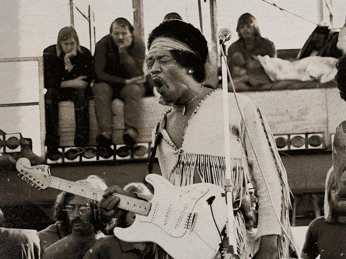 Den glemte guitarist, der spillede Woodstock 1969 med Jimi Hendrix