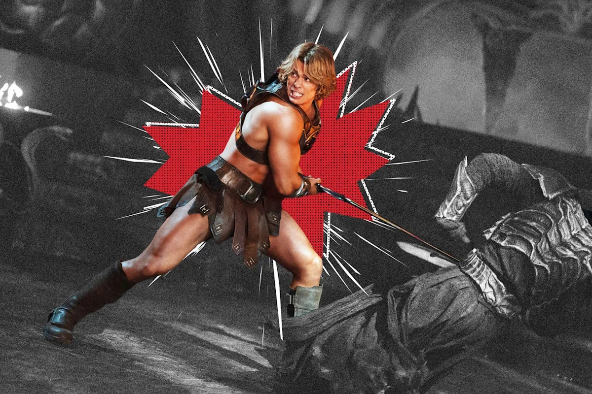 Hvordan den rock 'n' roll 'Masters of the Universe' actionsekvens kom til dødsforagtende liv