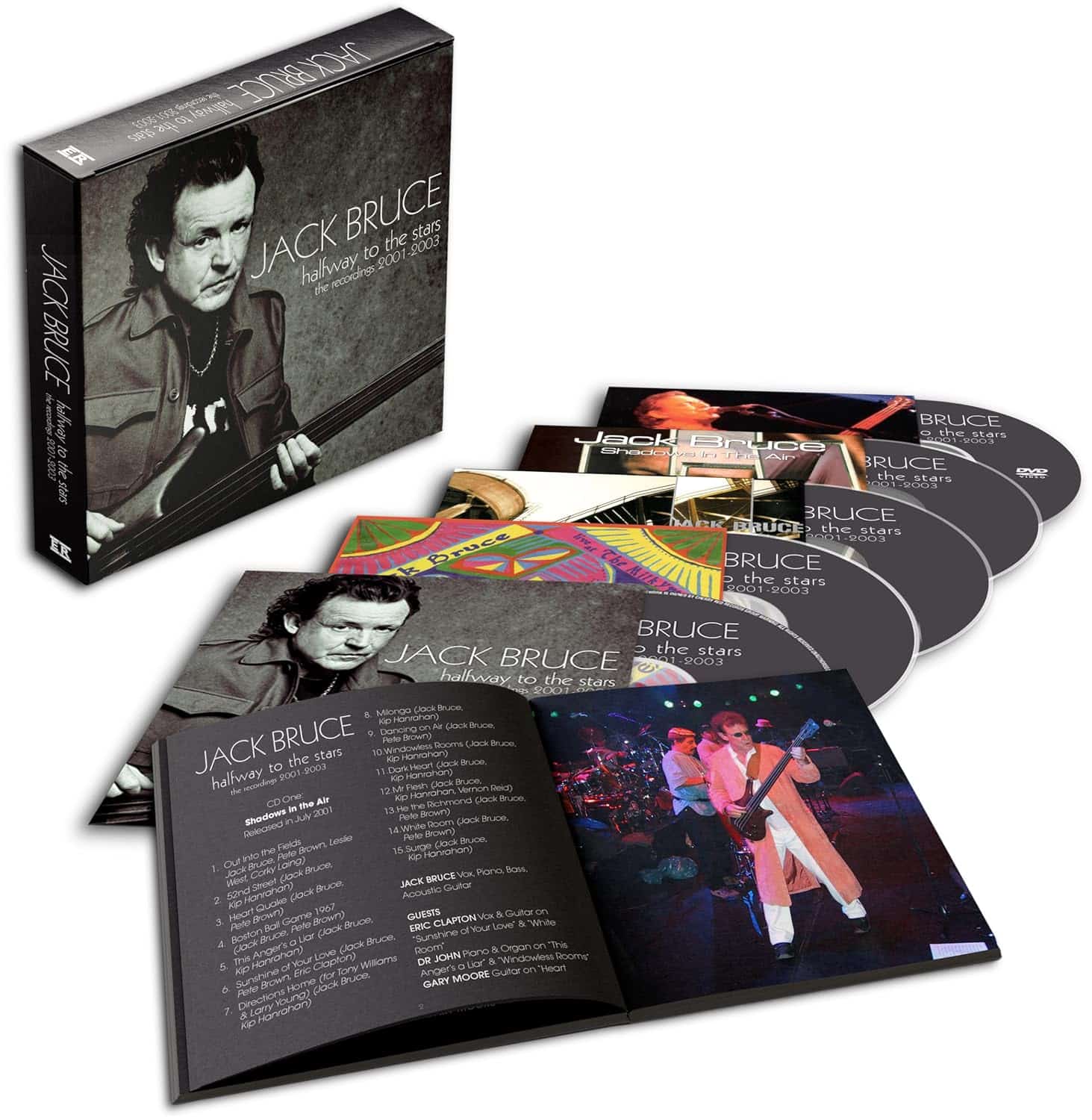 I Feel Free: Esoteric indsamler Jack Bruce-album, koncerter på "Halfway to the Stars"