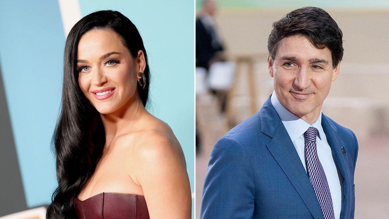 Katy Perry, Justin Trudeau hygger sig til debut på rød løber ved koncertfilmbegivenhed