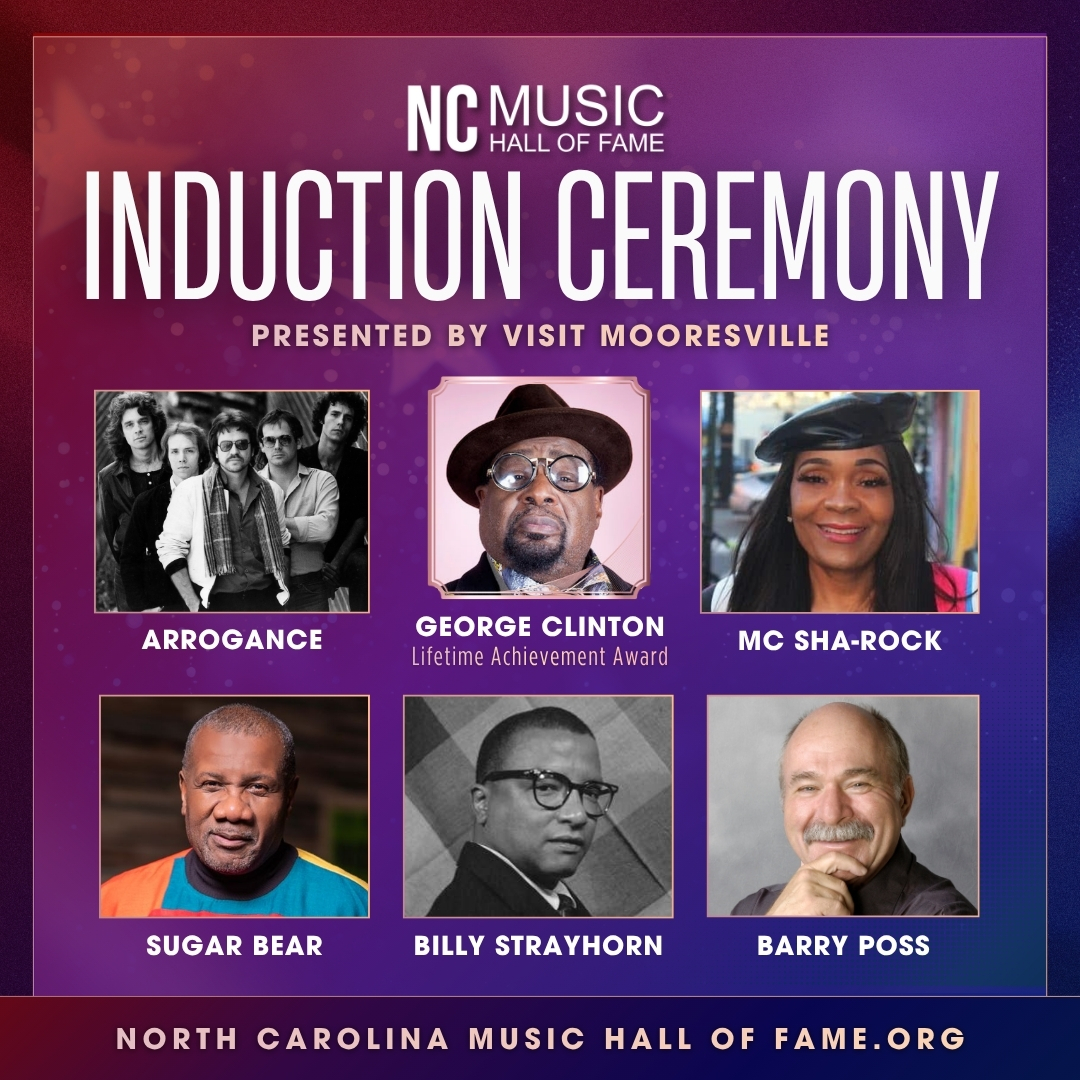 NC Music Hall of Fame annoncerer 2026 indsatte