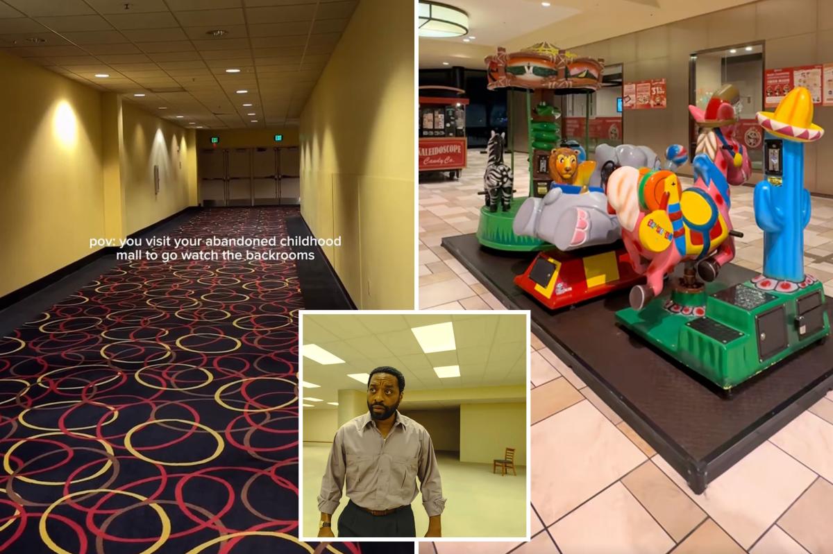 Puente Hills Mall's uhyggelige haller, perfekt sted for en "Backrooms"-visning for gyserfans